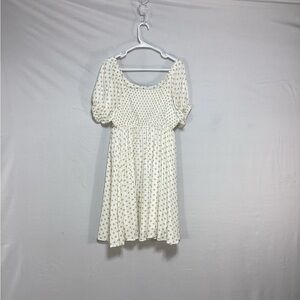In Loom dress cream with little flowers size large